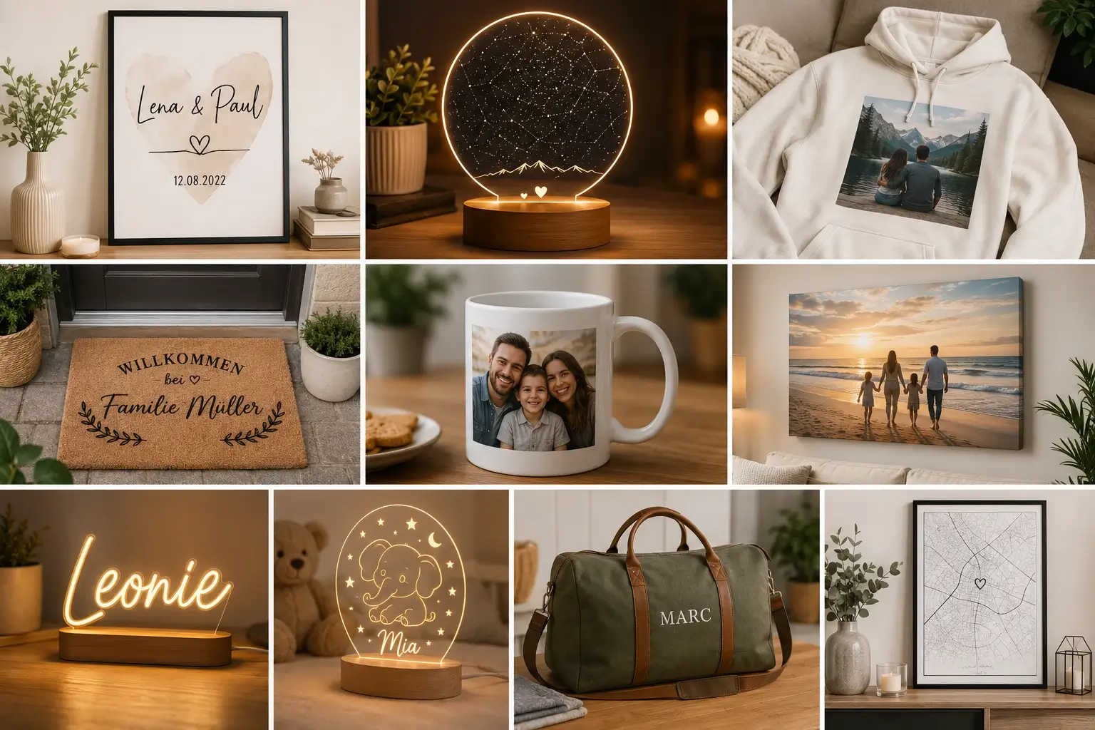 Die 10 beliebtesten Famwalls Produkte 2026: Personalisierte Geschenke im Überblick