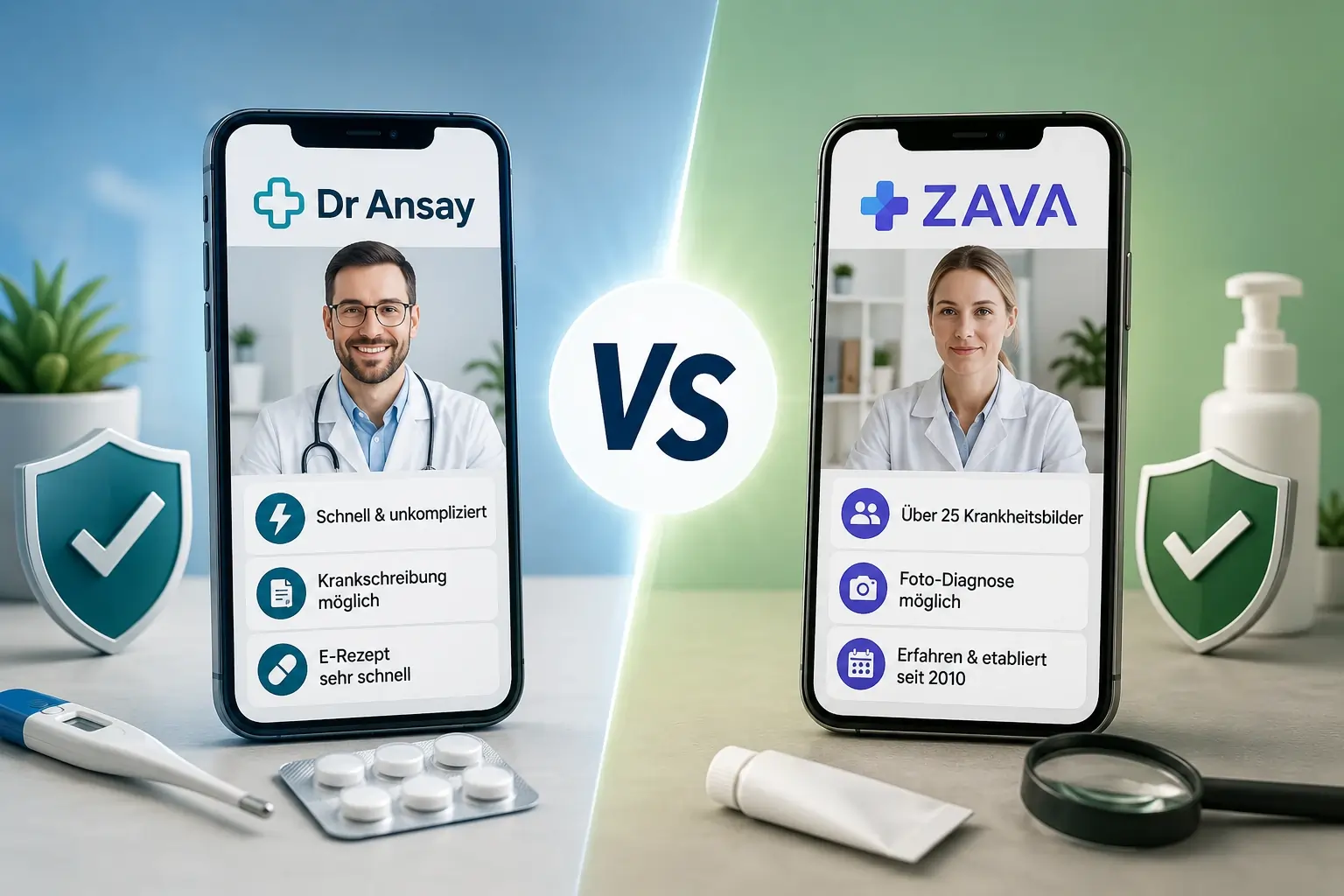 Dr Ansay vs. Zava: Welche Telemedizin-Plattform ist besser?